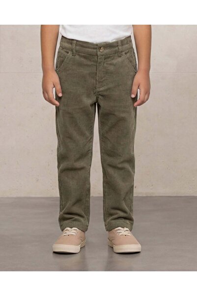 REDTAG بنطال أسود محبوك بنمط دوبي للأولاد