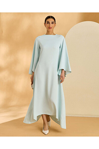 REDTAG فستان طويل أزرق للنساء