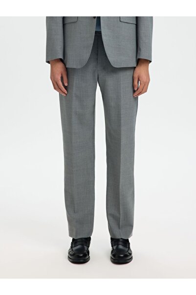 SELECTED Anzughose Regular Fit Wollmix