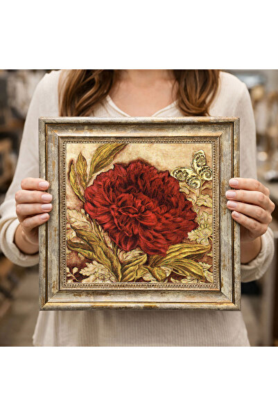 woodsia Tablou decorativ pătrat înrămat DK0271