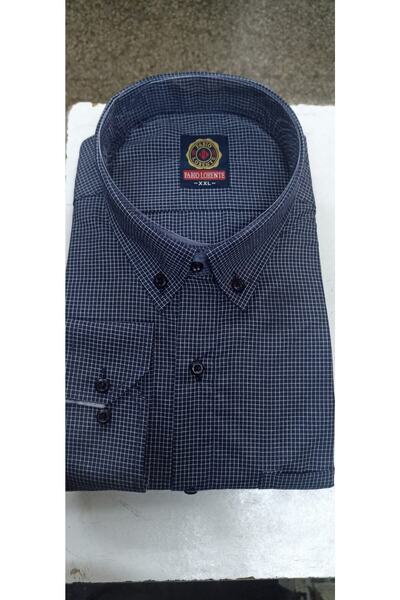 Nacar Baba Gömlek Cepli Klasik Kesim Pamuklu Uzun Kollu