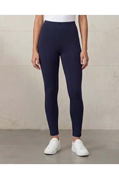 REDTAG Women Navy Long Length Leggings