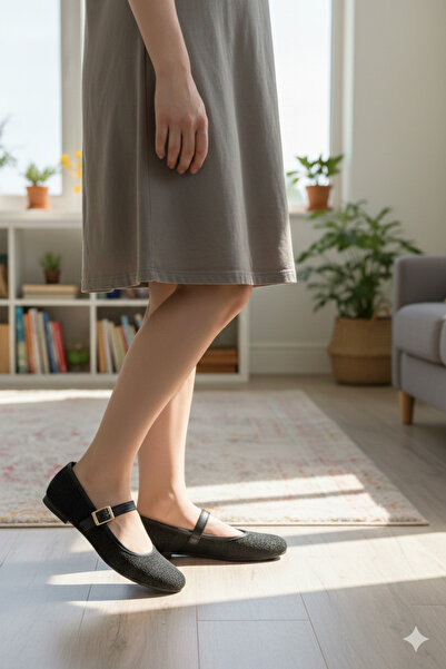 Deniz Terlik Women's Stylish Lightweight Soft-Bottomed Ballerinas |   Daily B...