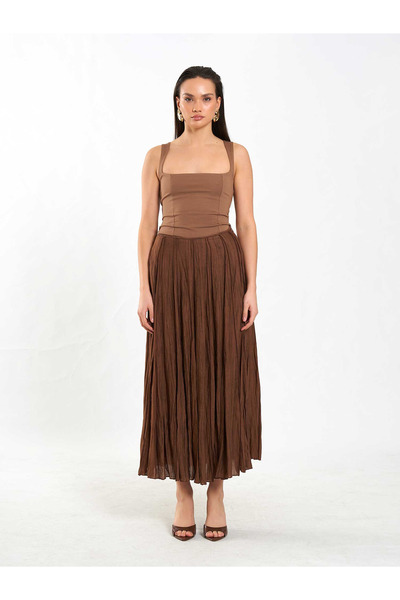 Coral Multi-Piece Skirt 041172 Brown