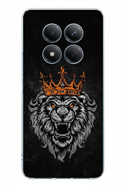 TechTree حافظة سيليكون مطبوعة بطبعة روح الذئب متوافقة مع هاتف Redmi Note 15 P...