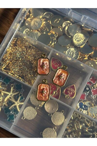 Myra Kutup Yıldızı Kolye Ucu ( Somon- Gül Kurusu Renk )