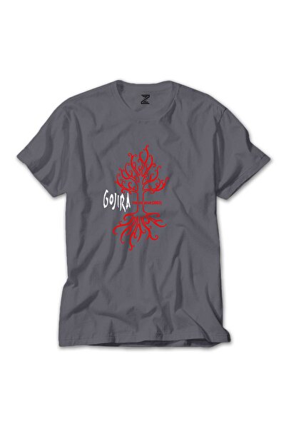 CrowsGate تي شيرت Gojira The Link Alive ملون رمادي اللون مقاس 2XL