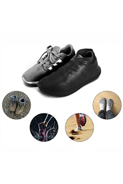OEM Protective shoe covers, silicone, (size L). Black