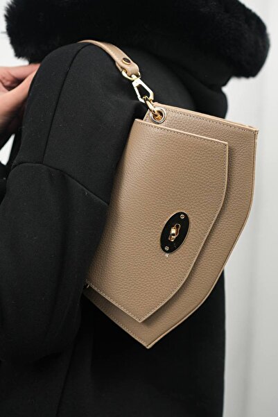 DERKON Milan Model Genuine Leather Women's Shoulder Bag