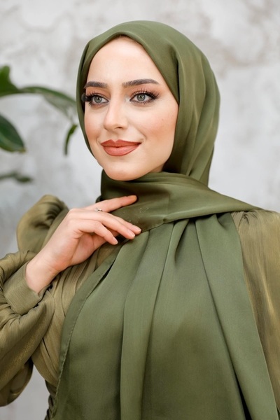 Loryan YEŞİL Scarf Perla Abiye Şal