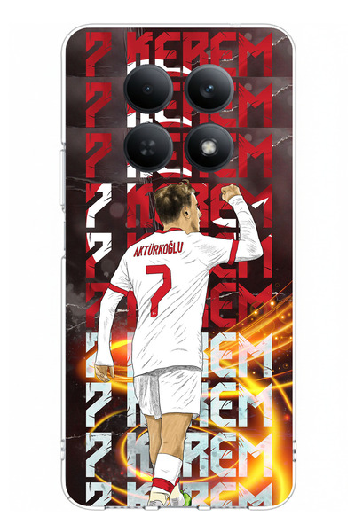 TechTree Redmi Note 15 4g Compatible Kerem Aktürkoğlu Sevinç Printed Silicone...