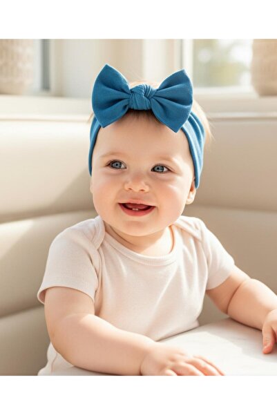 Babygiz Κοριτσάκι Παιδικό φιόγκο με κορδόνι που δένει, 100% βαμβακερό χτενισμ...