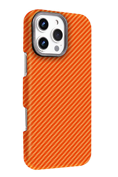 Epilons غطاء آيفون 16 فيجا ماج سيف - برتقالي