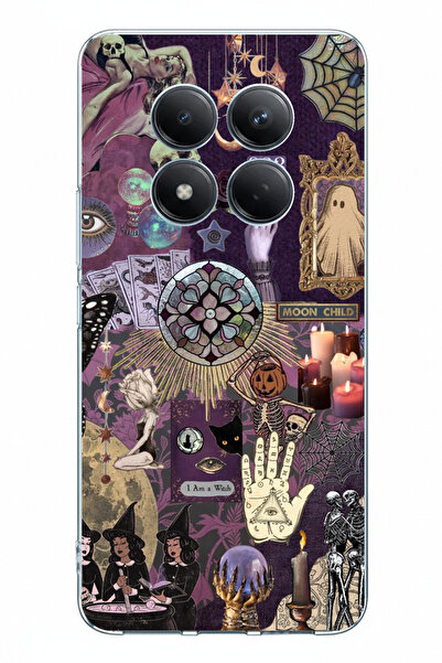 TechTree Redmi Note 15 Pro 4g Compatible Halloween Witch Astrology Printed Si...