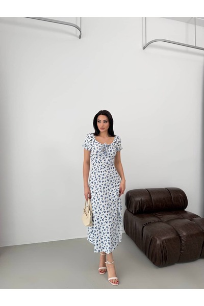 VeniLife Balloon Sleeve Dress