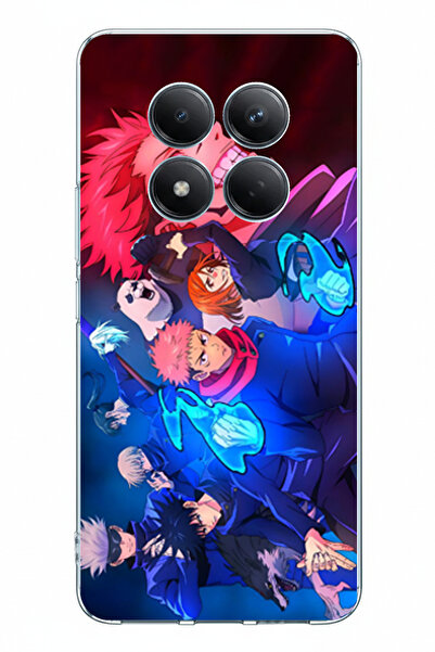 TechTree Redmi Note 15 Pro 5g Compatible Jujutsu Kaisen Printed Silicone Case