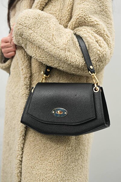 DERKON Milan Model Genuine Leather Women's Shoulder Bag