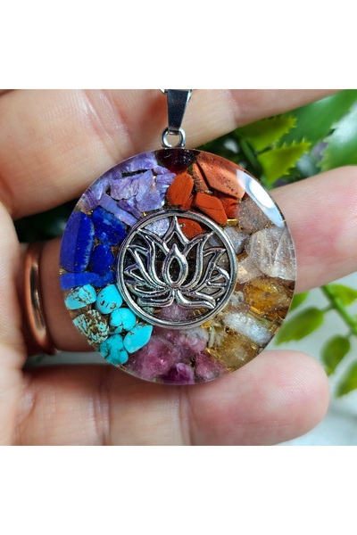 Singincraft 7 Chakras - Seven Chakras Royal Class Lotus Orgonite Steel Chain ...