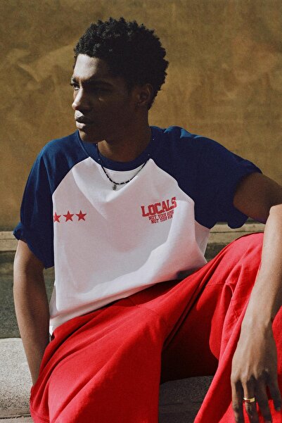 Pull & Bear STWD reglan kol t-shirt