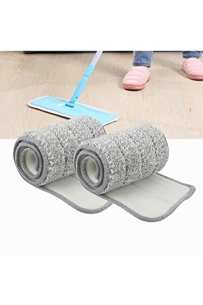 OEM Set of 3 Microfiber mop refills, 33x11 cm, gray