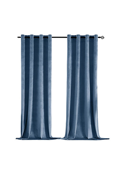 OEM EMEMA Thermal Opaque Curtains - Velvet Class A, 2 Pieces, 140x175 cm, Rin...