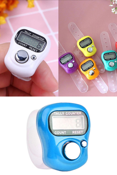 Privo Dijital Yüzük Zikirmatik Resetli Parmak Tipi Sayaçmatik Pratik Tesbih S...