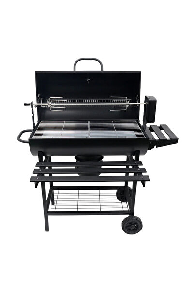 Vivendo Gratar cu capac si termometru 105, 5x85x118 cm - rafturi laterale, ro...