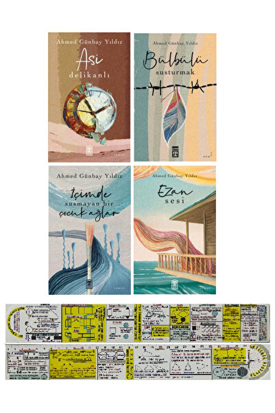 Timaş Yayınları Ahmed Günbay Yıldız 4 Kitap Set/Asi Delikanlı+Bülbülü Susturm...