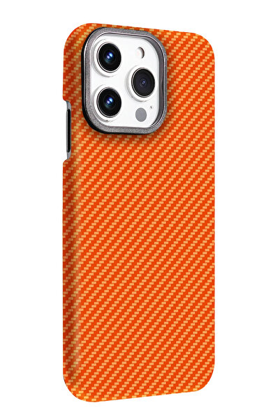 Epilons غطاء ماج سيف لهاتف آيفون 15 فيجا - برتقالي