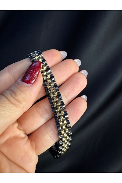 GWOMA Men's Steel Bracelet - Sweden Luxury Design Black and Gold Color • Brac...