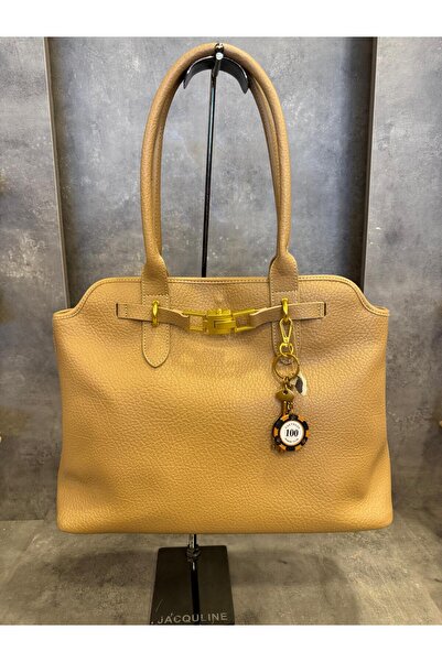 ÇALIK Jaquli̇ne Genuine Leather Bag (Width 44cm Length 30cm)