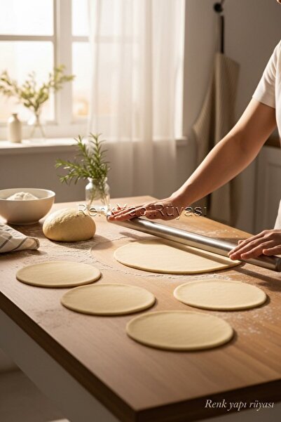 RENK YAPI RÜYASI ALİMİNYUM YUFKA HAMUR AÇMA OKLAVASI PASLANMAZ ALÜMİNYUM MAST...