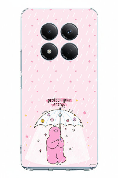 TechTree غطاء سيليكون مطبوع بتصميم يحمي طاقتك متوافق مع Redmi Note 15 PRO 5G