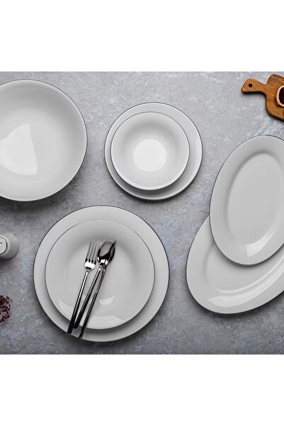 Aryıldız Capella PLatin 60 Parça Yemek Takımı