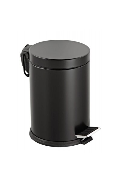 OEM Stainless steel waste bin with pedal - 20 liters, black