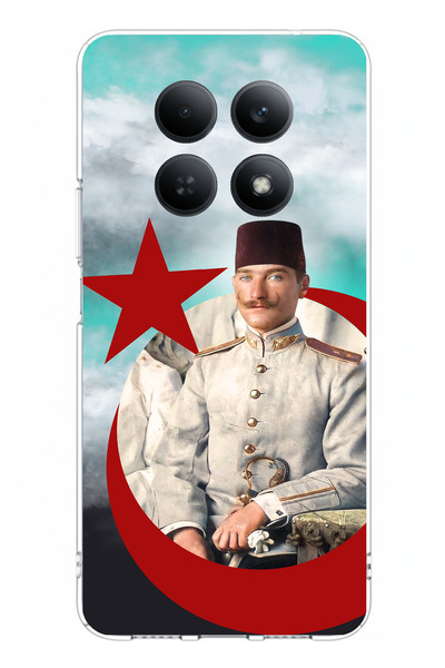 TechTree حافظة سيليكون مطبوعة عليها صورة أتاتورك من سلسلة Redmi Note 15 4G ال...