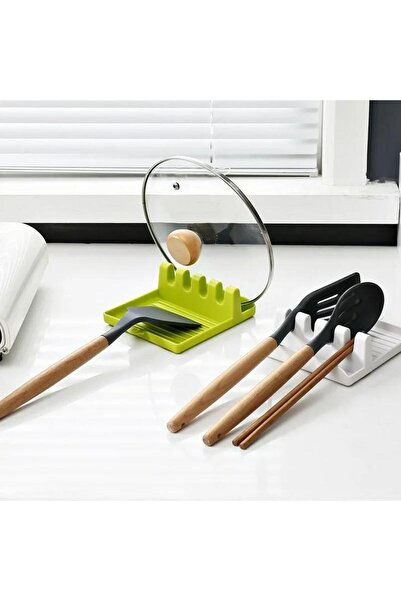 OEM Set of 2 Spoon, Spatula and Lid Holders, 13*14*5 cm, White