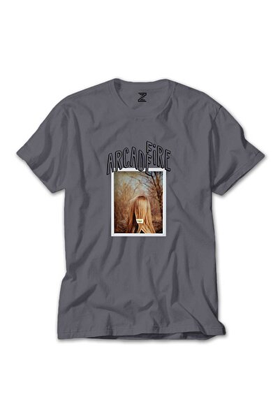 CrowsGate Tricou colorat Arcade Fire Owen Pallett, culoare gri, mărimea S