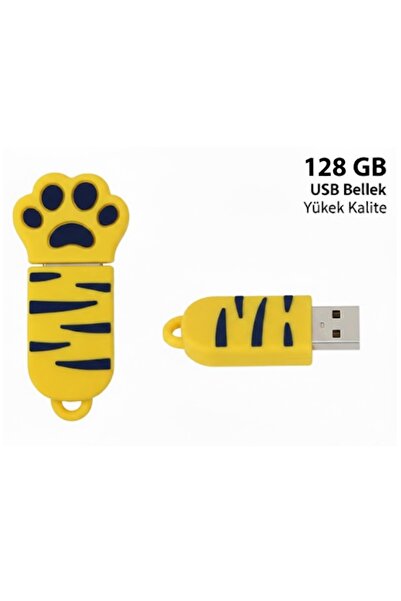 Spezia USB BELLEK - 128 GB Sevimli Kedi Patisi temalı USB bellek