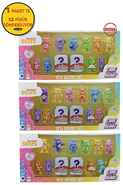 TOYFEST Care Bears Mini Collectible Figures 12-Pack - 1 Pc
