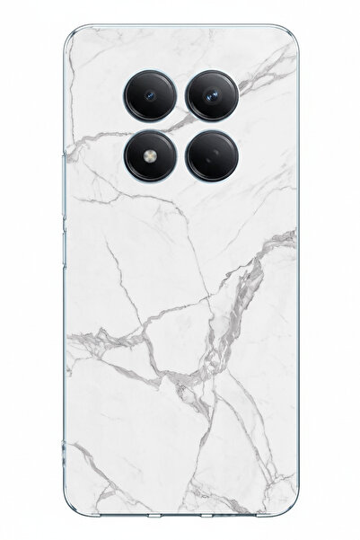 TechTree حافظة سيليكون مطبوعة باللون الرمادي الرخامي متوافقة مع Redmi Note 15...