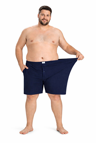 YUYİ Ji̇ber 100% Cotton Large Size 3-Pack Men's Boxer 183