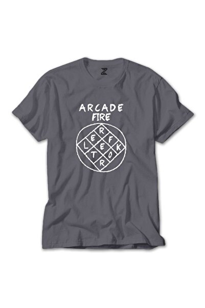CrowsGate Arcade Fire Reflector Color T-Shirt Grey Color Size XS