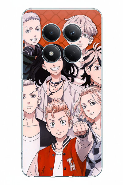 TechTree حافظة سيليكون مطبوعة بشخصيات طوكيو ريفينجرز متوافقة مع Redmi Note 15...