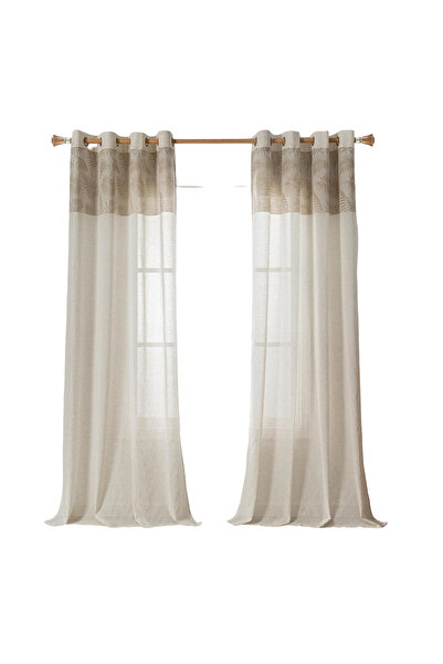 OEM Perdele MYSKY HOME - Aspect In, Model Frunze Boho, Jacquard - Bej, 260x14...