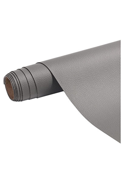 OEM Self-adhesive PU Leather roll for repairs, 60 x 350 cm, dark grey