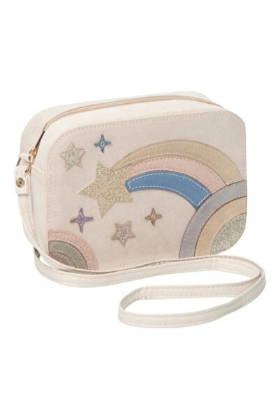 PETIT-ATELlER PETIT ATELIER Shooting Star and Rainbow Bag - Glitter Crossbody...