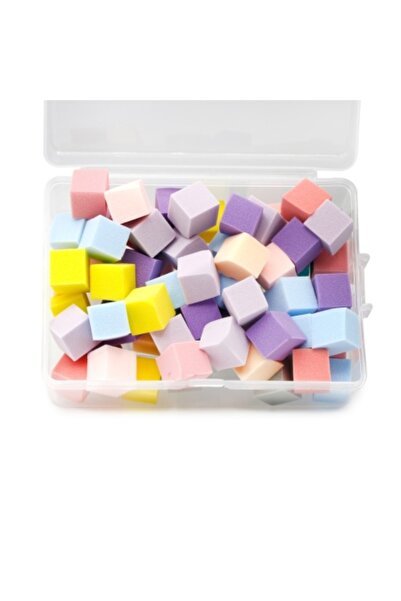 GIRLS CORNER Nail Art Sponges, Set of 65 Multicolored