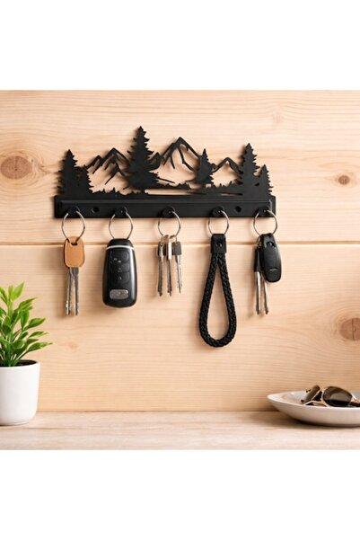 OEM Decorative wall key holder, mountain design, modern and minimalist design...