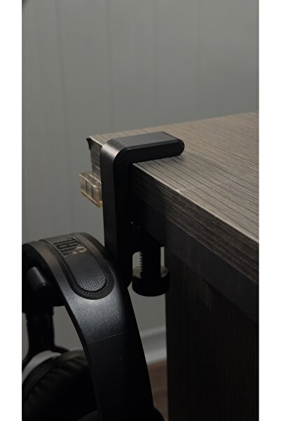 pinlock Table Edge Hanging Headphone Stand, Headphone Holder